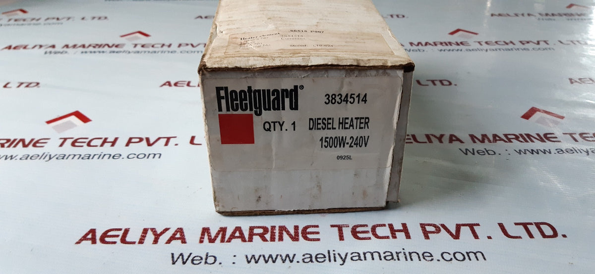Fleetguard 3834514 diesel heater 1500w240v Aeliya Marine
