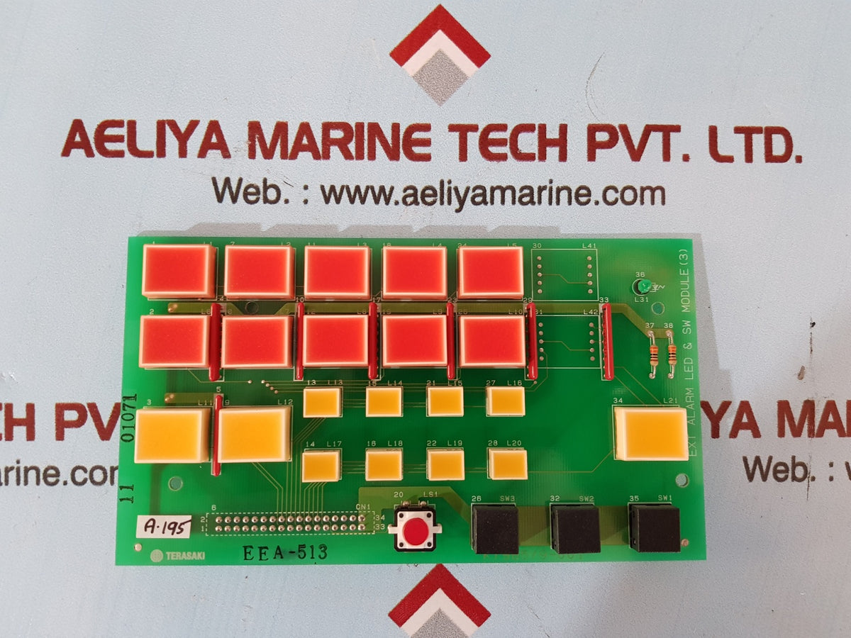 Terasaki eea-513 k/985/9-001 ext alarm led & sw module – Aeliya Marine