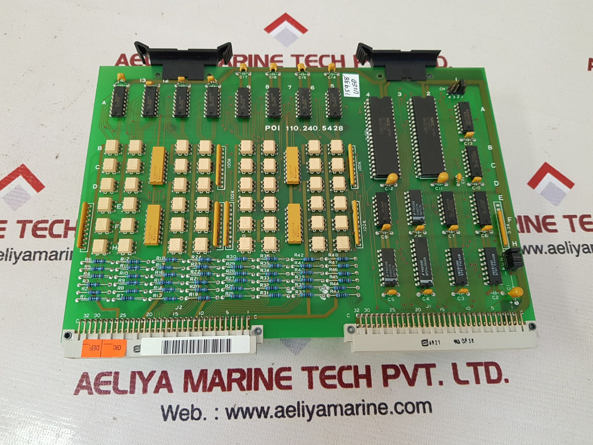 Netstal poi 110.240.5428 Control interface relay board – Aeliya Marine