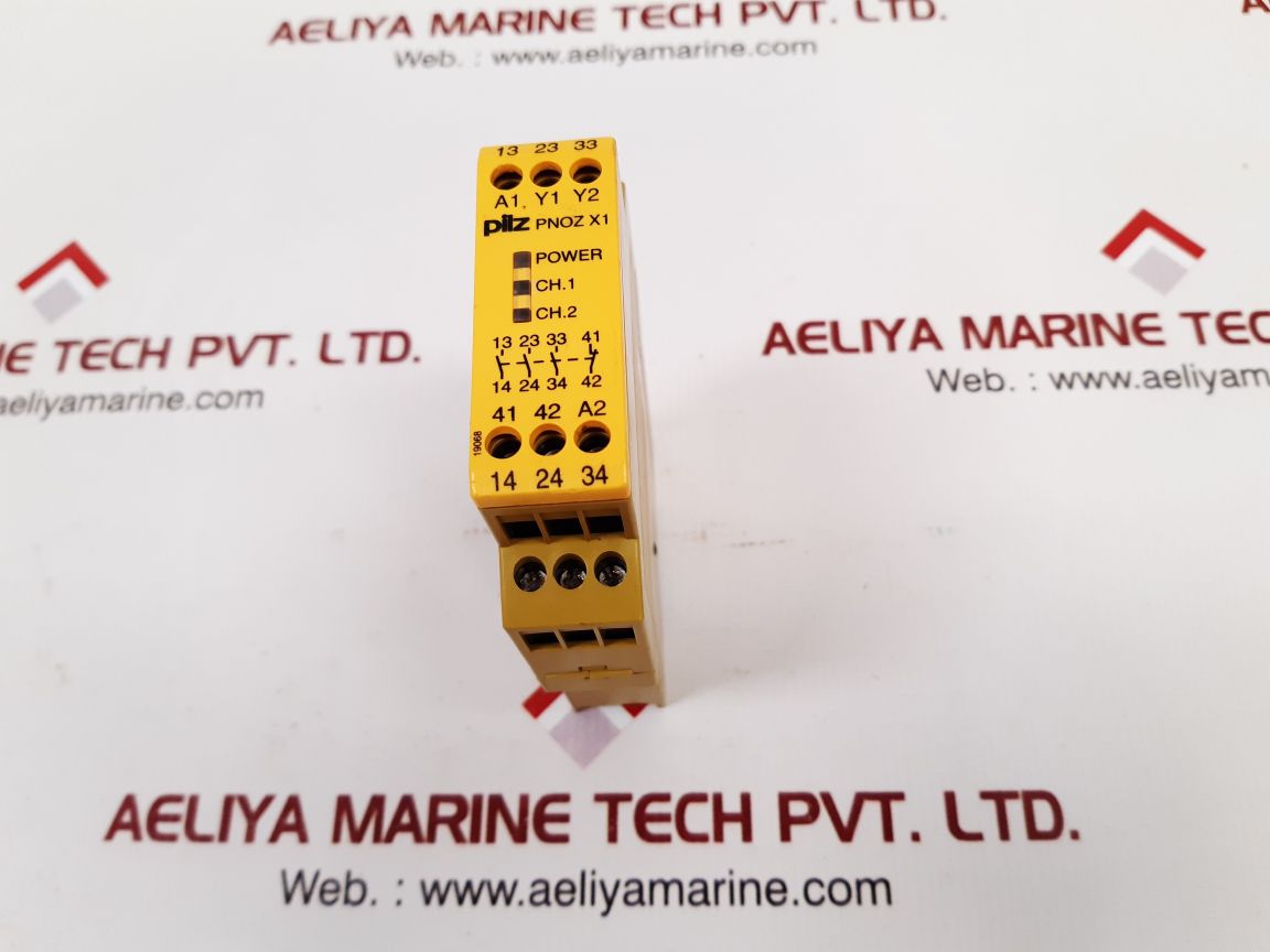 Pilz Pnoz X1 3S/ 1O Safety Relay 24Vac – Aeliya Marine