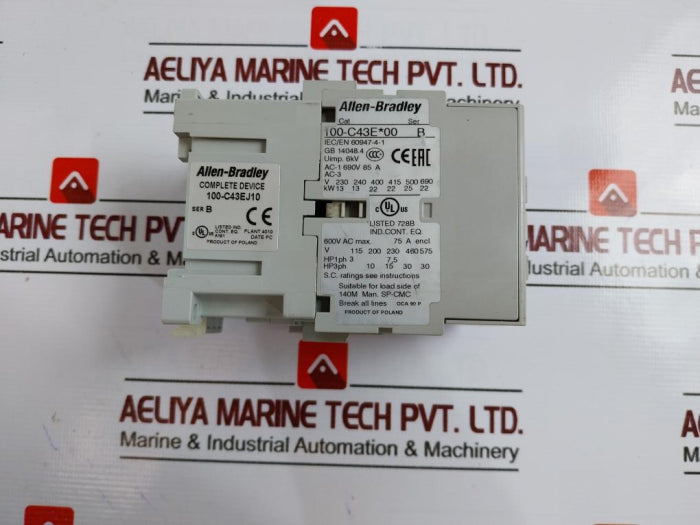 Allen Bradley (AB) Contactor 100-C43EY10 main image 1