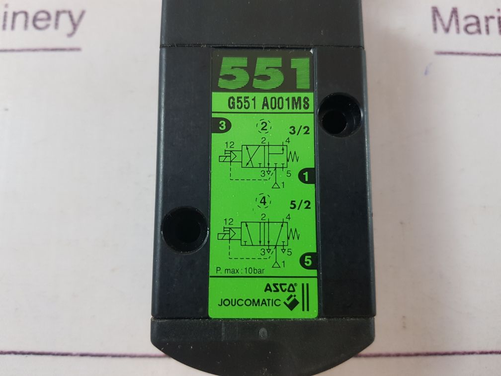 ASCO Joucomatic Magnetventil 24V DC WPE262C23 0-6 Bar - unused - in OVP ASCO Joucomatic Magnetventil 24V DC WPE262C23 0-6 Bar - unused - in OVP