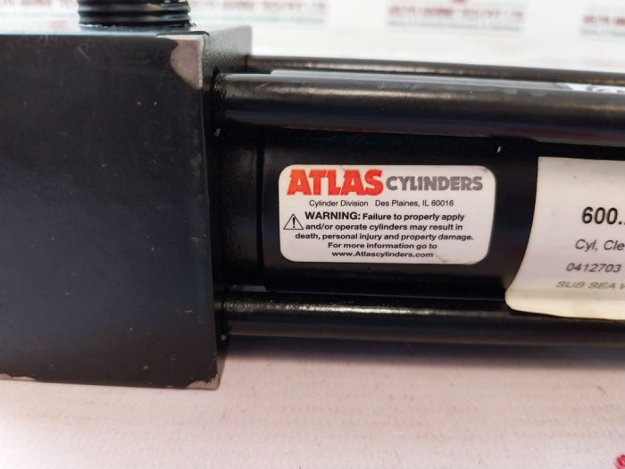 Atlas Cylinders Pneumatic Air Cylinder 11/2” Bore Aeliya Marine