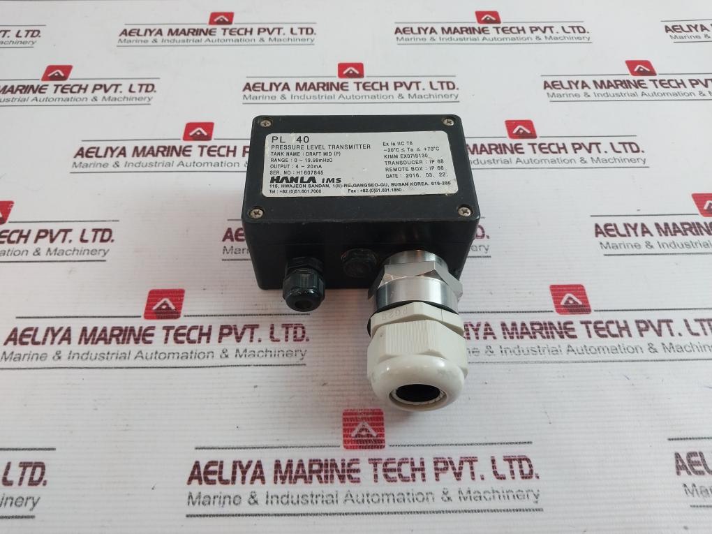 Hanla Ims Pl 40 Pressure Level Transmitter 0 ~ 19.99 Mh2O – Aeliya Marine