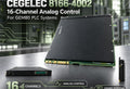 Cegelec 8166-4002 for 16-Channel Analog Control in GEM80 PLC Systems