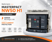 Merlin Gerin Masterpact NW50 H1 Circuit Breaker 5000A Micrologic 2.0A – High-Current Protection