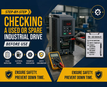 Step-by-Step: Checking a Used or Spare Industrial Drive Before Use