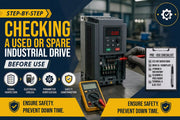 Step-by-Step: Checking a Used or Spare Industrial Drive Before Use