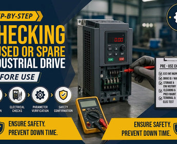 Step-by-Step: Checking a Used or Spare Industrial Drive Before Use