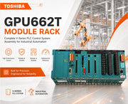 Toshiba GPU662T Module Rack – Complete V-Series PLC Control System Assembly for Industrial Automation