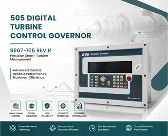 Woodward 505 Digital Turbine Control Governor 9907-166 Rev R – Precision Steam Turbine Management
