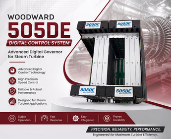 Woodward 505DE Digital Control System – Advanced Digital Governor for Steam Turbine Management