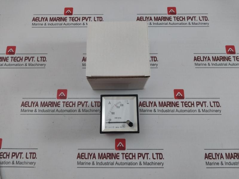 0-200/1000 A Analog Ammeter By Saci In Used Condition