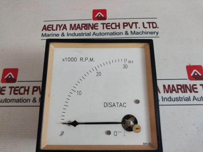 0-30.5X1000 R.P.M. Disatac Tachometer Dq144S 0131