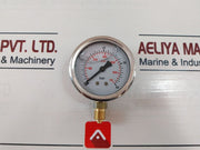 0-40 Bar 0-580 Psi Manometer- Liquid-filled- R1/4â€