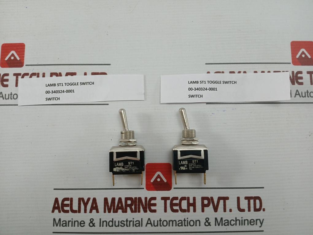00-340324-0001, 20/15A Toggle Switch By Vulcan Hart