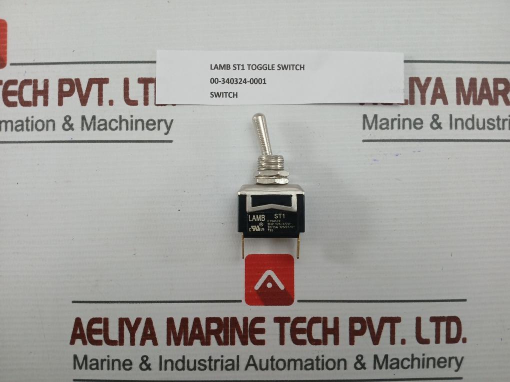 00-340324-0001, 20/15A Toggle Switch By Vulcan Hart