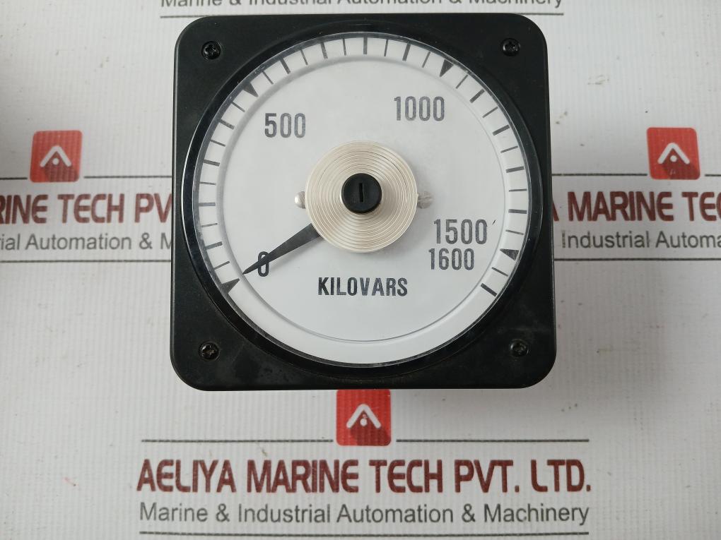 007-05aa-Fate/Kvar By Crompton Analog Kvar Meter 0-1600kilovars