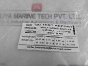 00857M Armored Optic Fiber Cable 62.5/125 Mm-2C 3.0Mm 62.5 Mm