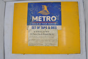Metro 6 Mm To 24Mm 46 Pieces Tap & Round Die Set
