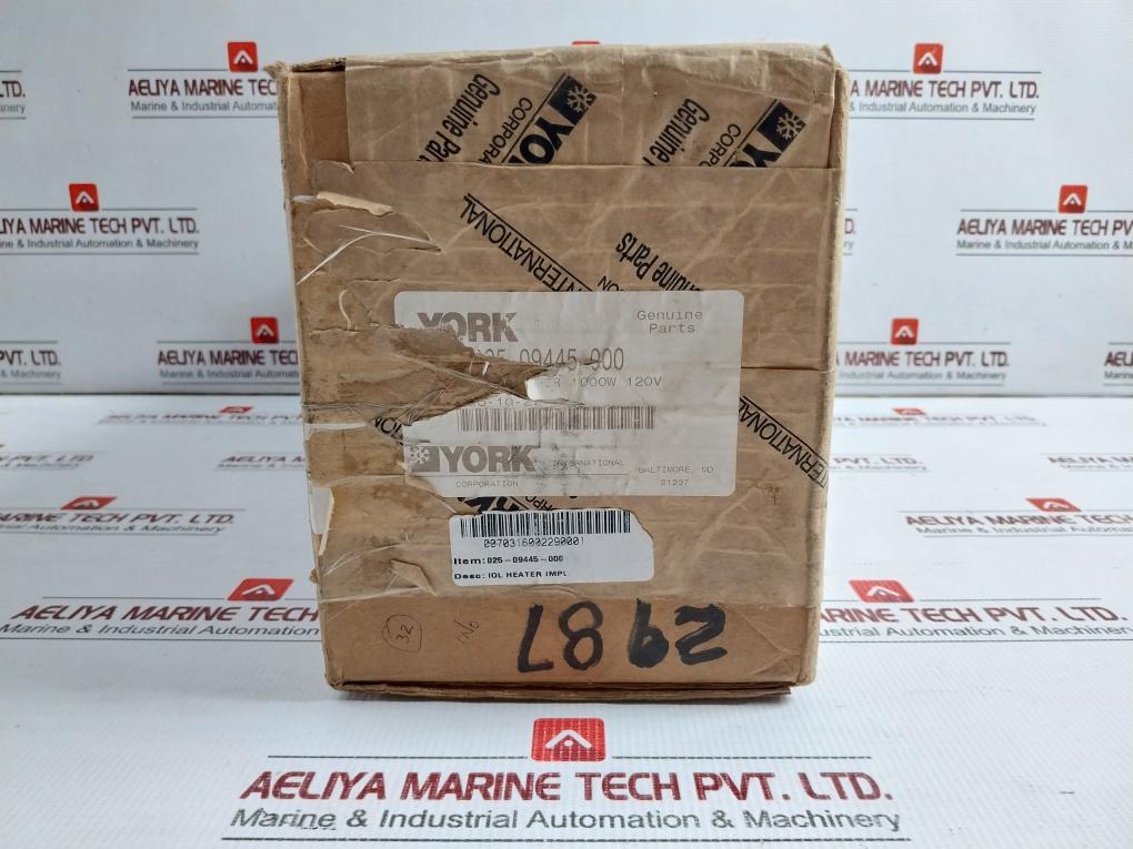 025-09445-000 Oil Immersion Heater By York 120v 1000w