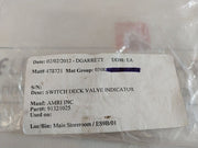 Crouzet 83 139 Switch Deck Valve Indicator With Cable 250V 6A
