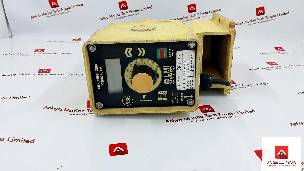 Lmi milton ceh945-n12p microprocessor dosing pump