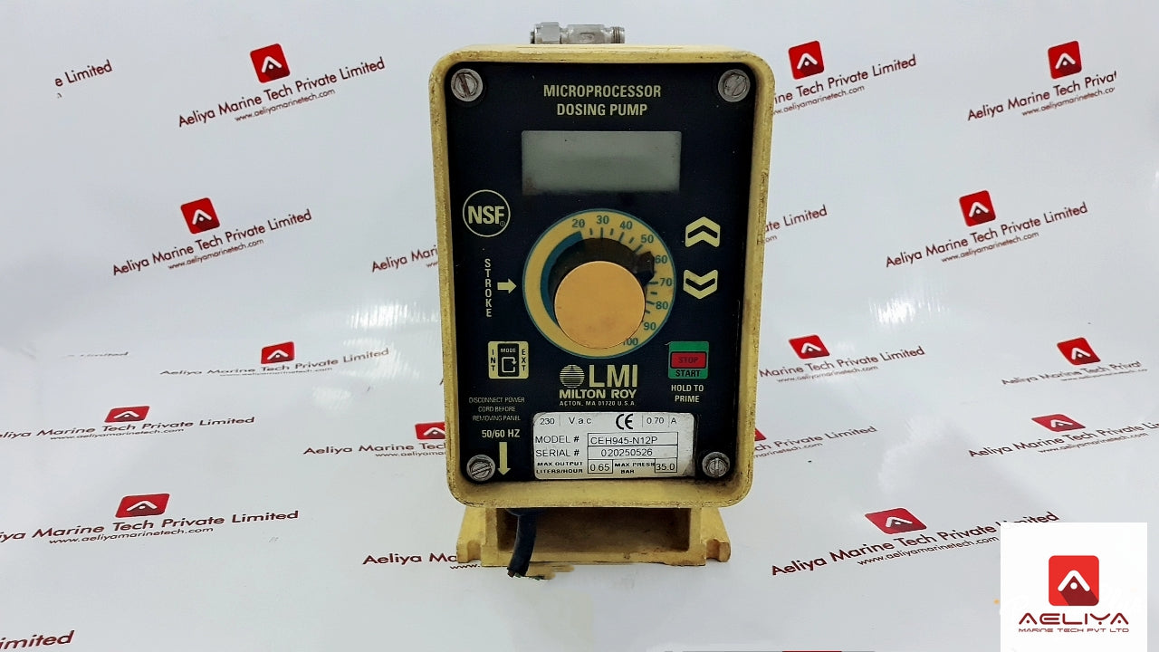 Lmi milton ceh945-n12p microprocessor dosing pump