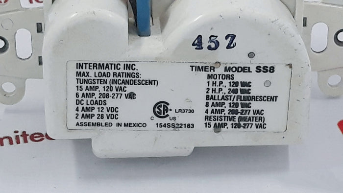 Intermatic Ss8 Digital Timer 15Amp,120Vac – Aeliya Marine