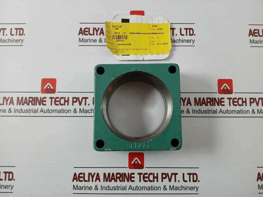 03996-4 Black Inlet Flange Green Size 4.3 Inch