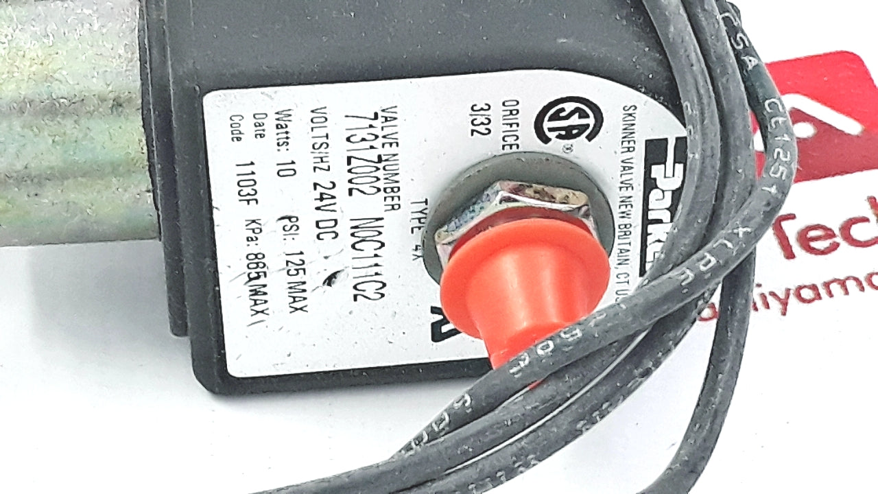 Parker 7131Z002 Noc111C2 Skinner Solenoid Valve
