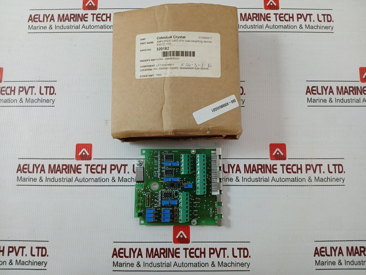 066-Km88645g01 Kone 430721h06 Elevator Overload Card