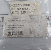 0Cukab1915-a Shuttle Valve 182-0421