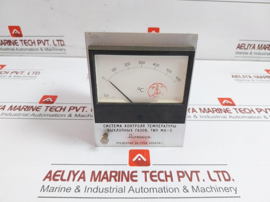 0 To 600 ˚C By Autronica Temperature Monitoring System Mxb-3/X2