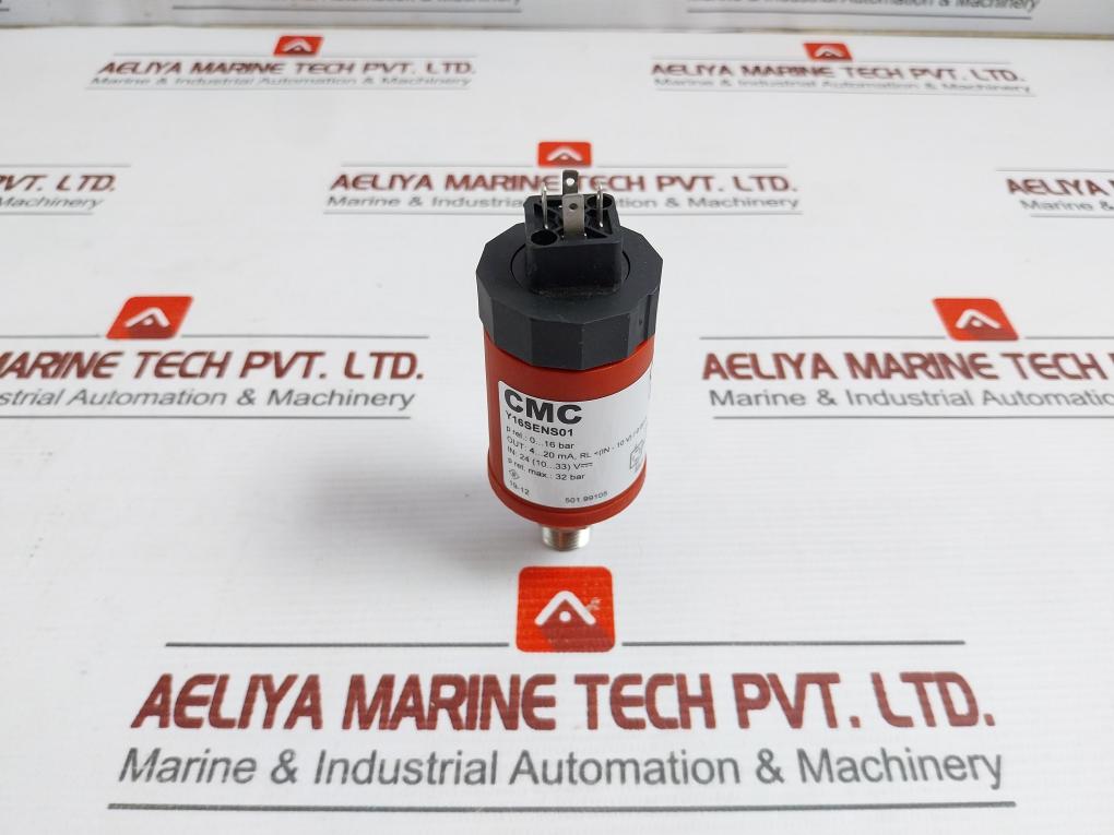 0…16 Bar Pressure Sensor Ip65 By Cmc Y16Sens01