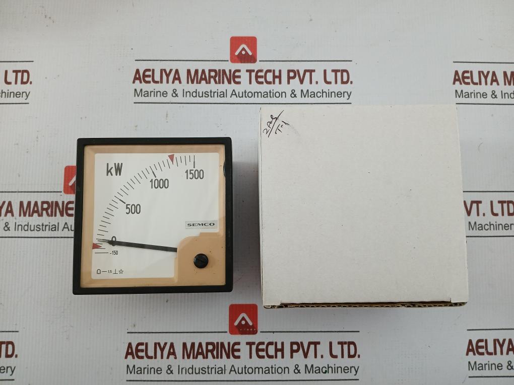 1-0-10V Analog Panel Meter -150 To 1500 Kw by Semco - 210 Gm