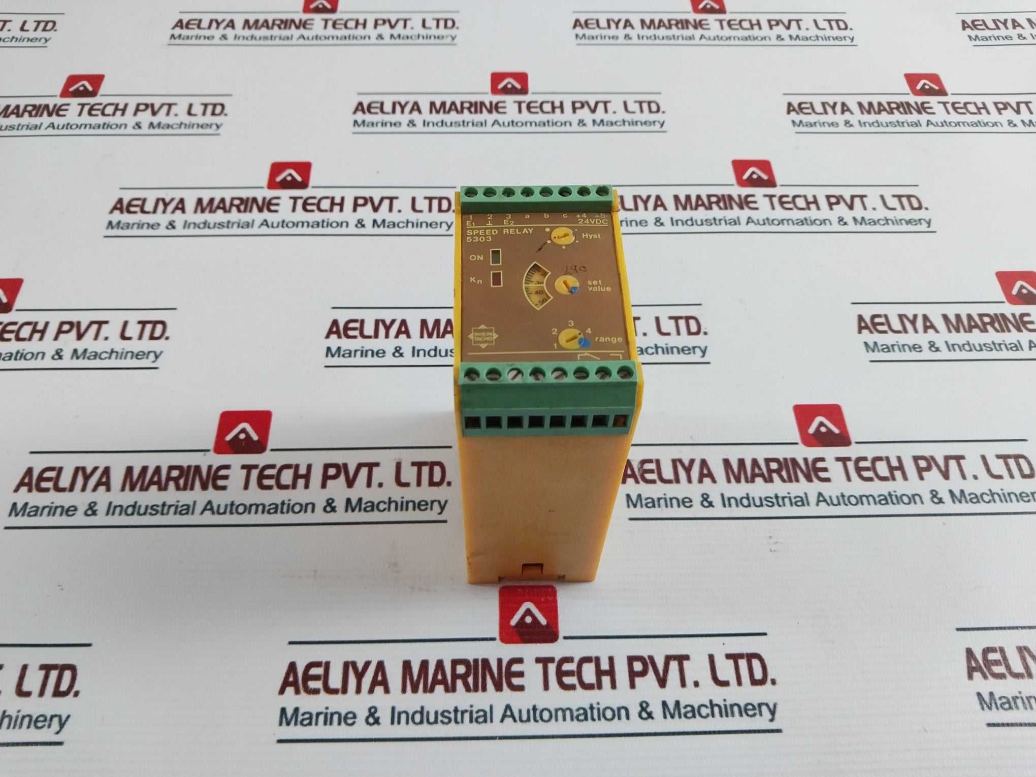 Rheintacho 5303.001 Speed Relay 24 Vdc (Used)
