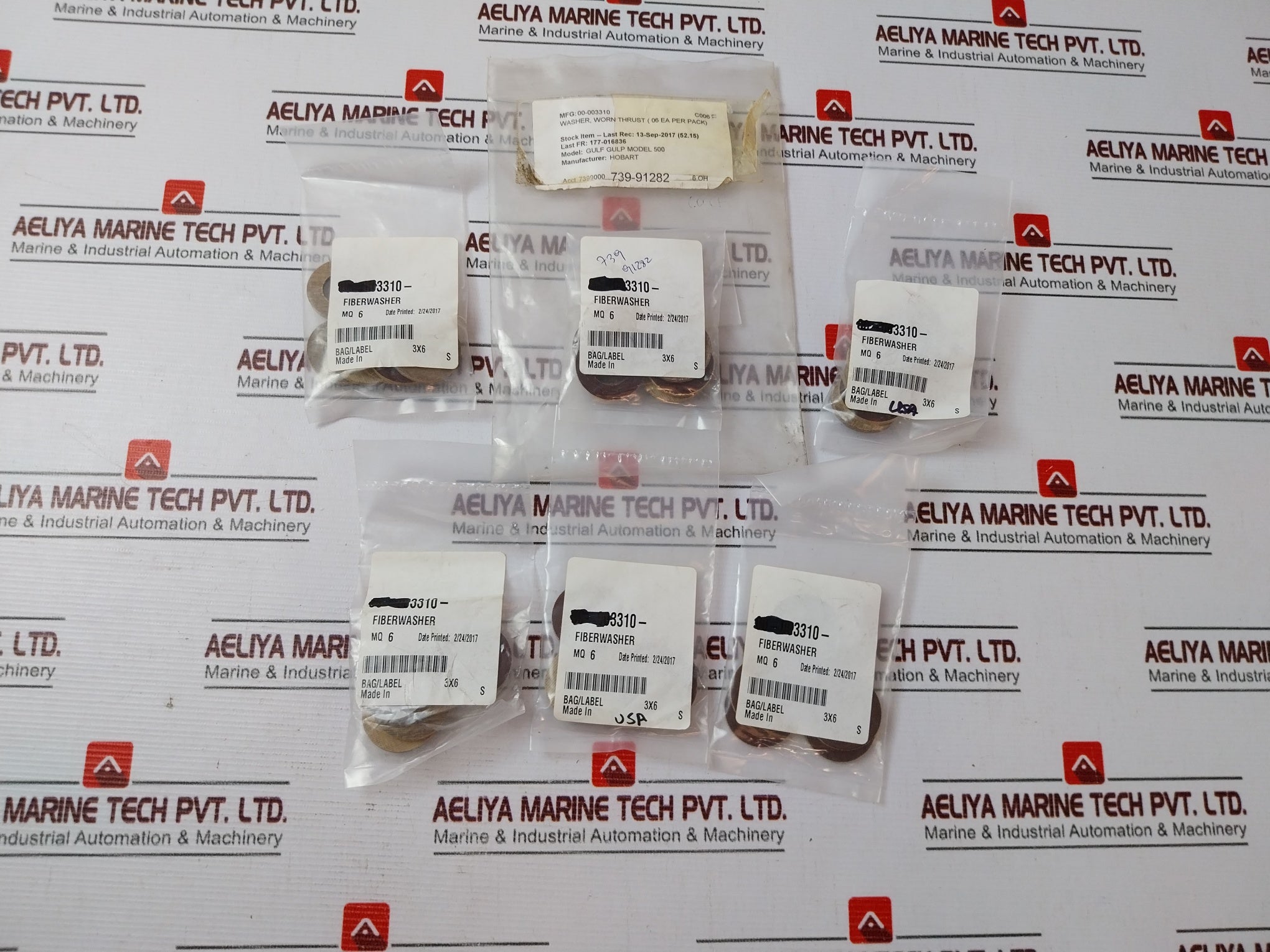 Hobart 00-003310 Worn Thrust Fiberwasher (1 Packet = 6 pcs)
