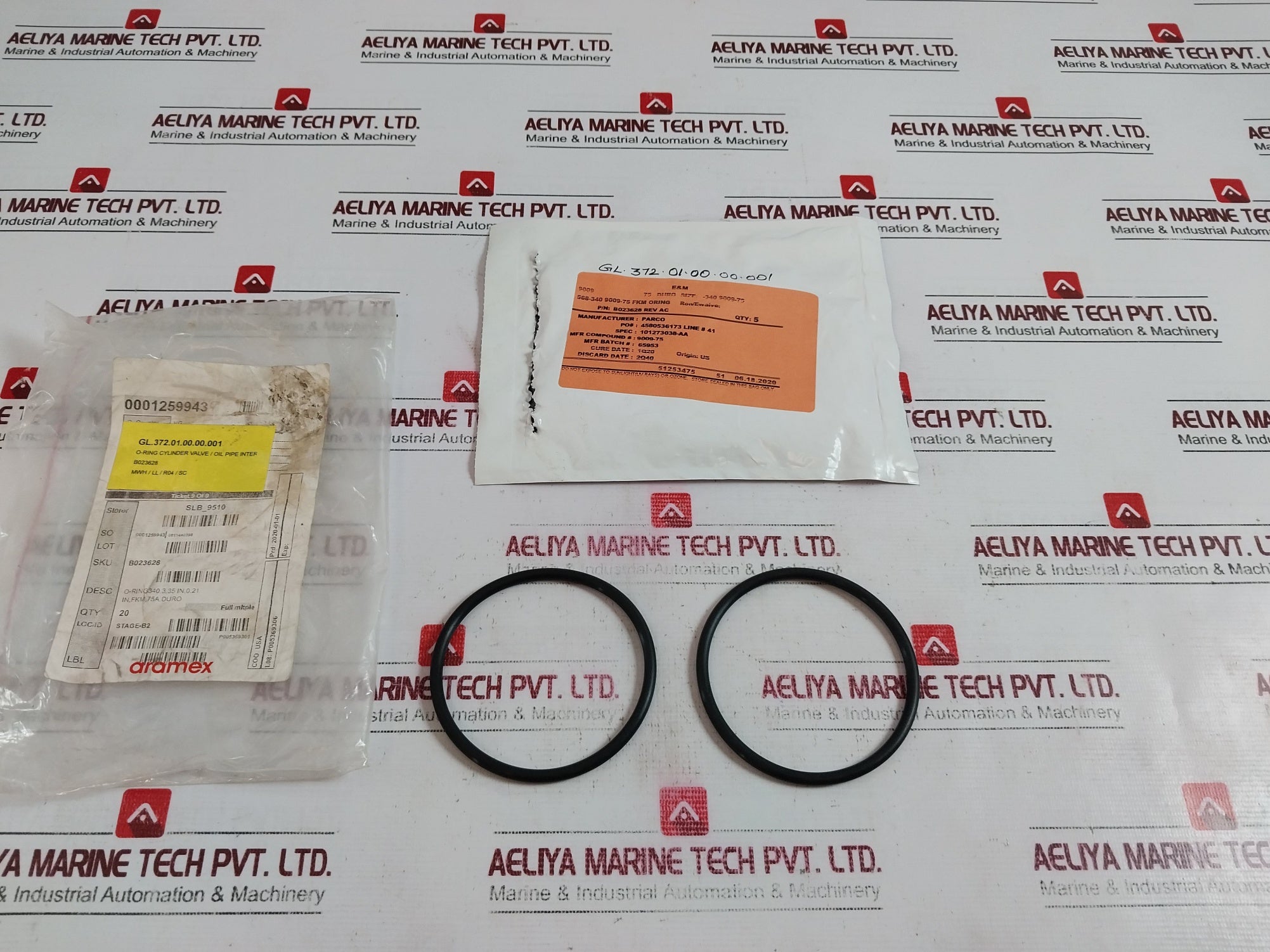 Lot Of 10X Parco 9009-75 O-ring Cylinder Valve/Oil Pipe Inter