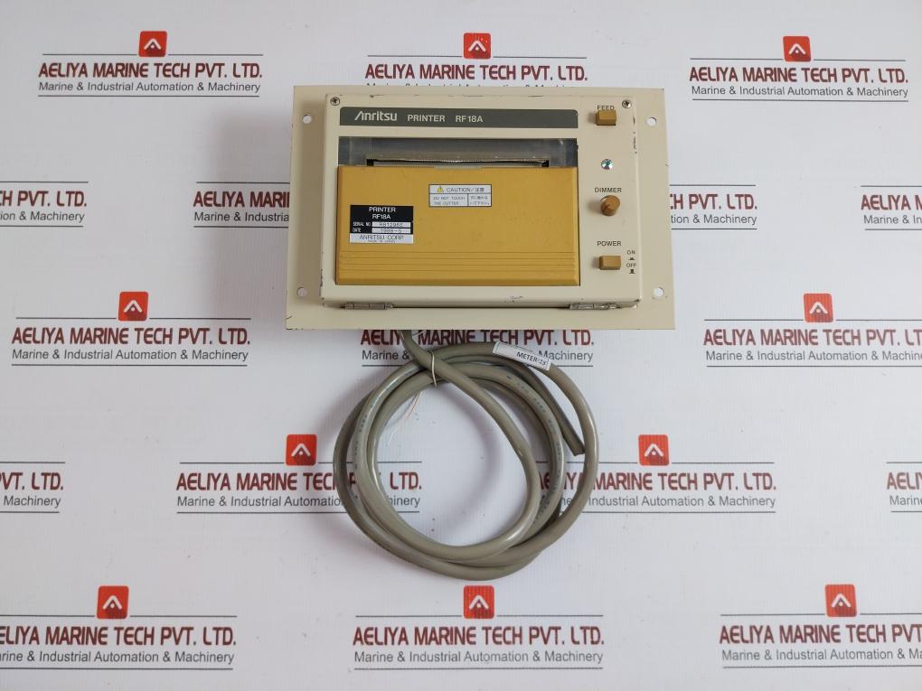 1.5m Part No. Rf18a 80˚C 300v Anritsu Printer