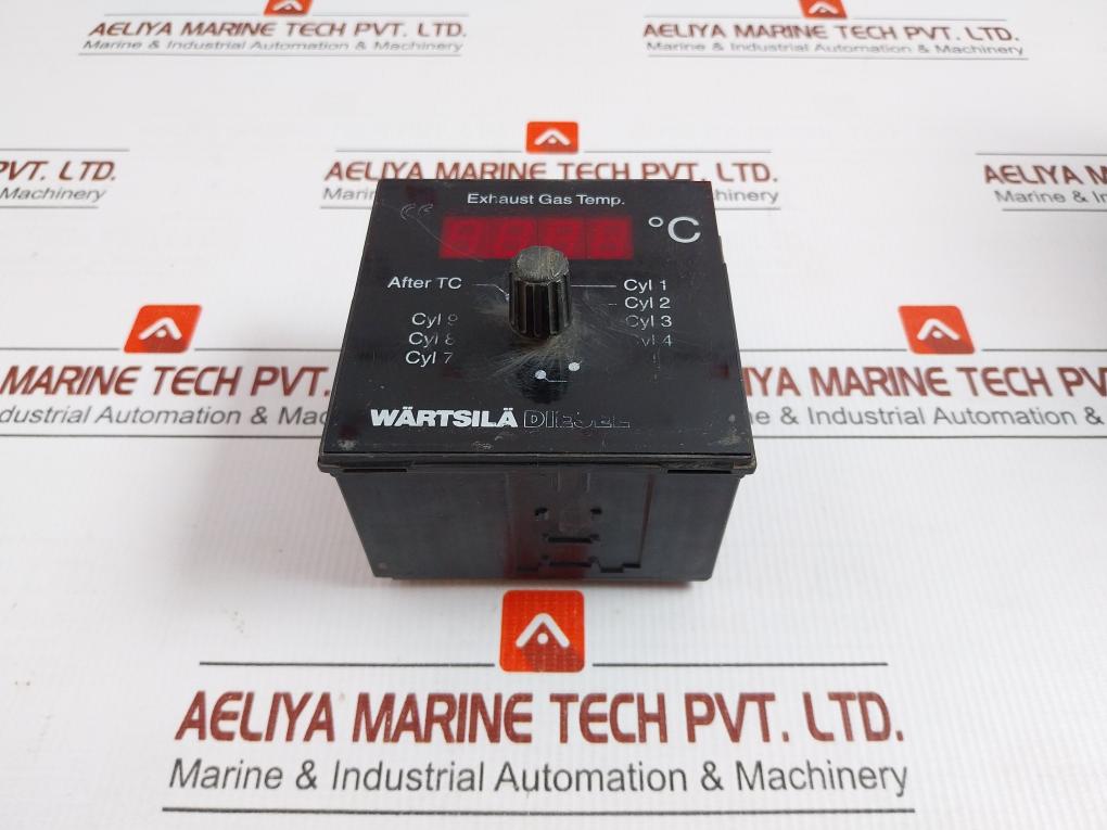 10-Channel Exhaust Gas Temperature Display Module By Wartsila Diesel