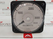 Yokogawa Ab-40 0-3500 Kilowatts Meter 103221A-3500Kw