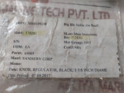 Lot Of 4X SANISERV 64065 Plastic Knob Black Regulator