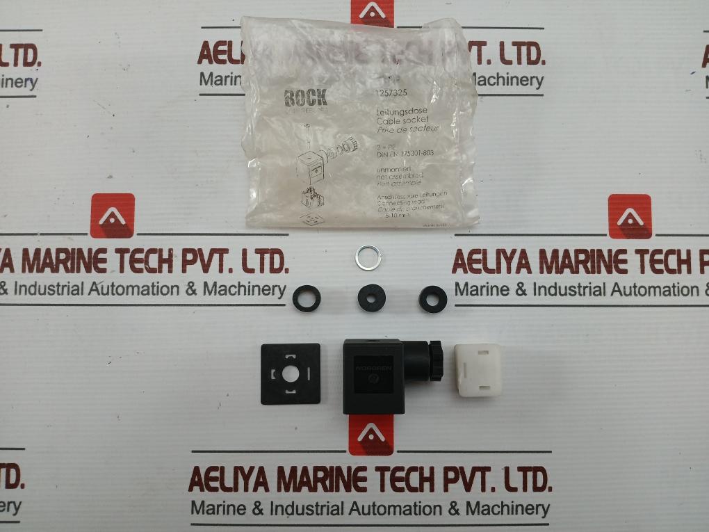 10A 250V Ac Dc Cable Socket Connector Set 1257325 Bock