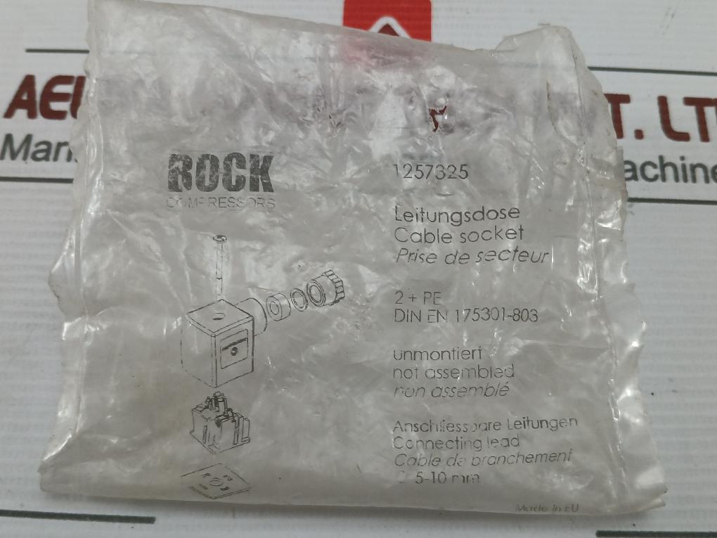 10A 250V Ac Dc Cable Socket Connector Set 1257325 Bock