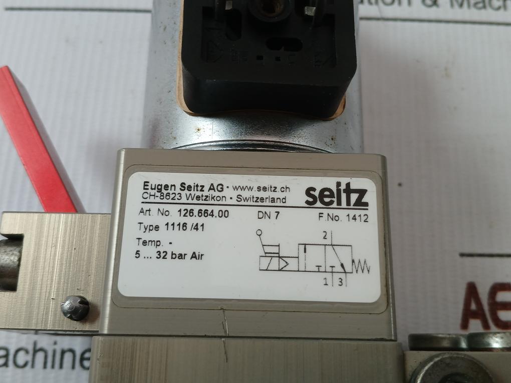 118.156.024n Solenoid Valve By Eugen Seitz 24v Dc