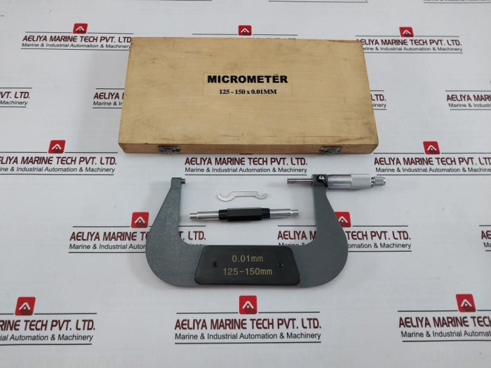 125-150X0.01Mm Micrometer Set 125-150Mm 0-45