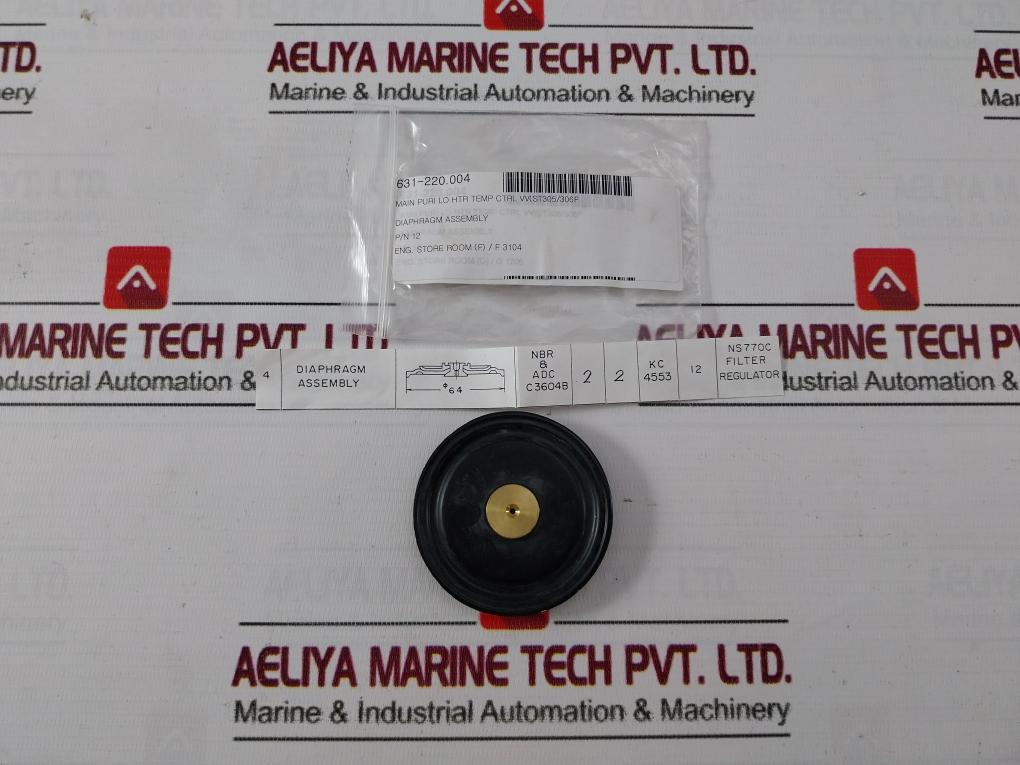 12 Diaphragm Assembly For Pilotrelay Rubber & Cloth Kit 631-220.003
