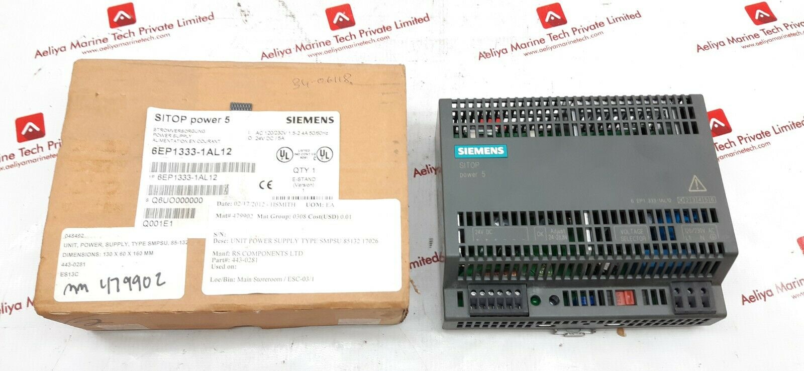 Siemens sitop power5 6ep1333-1al12 power supply
