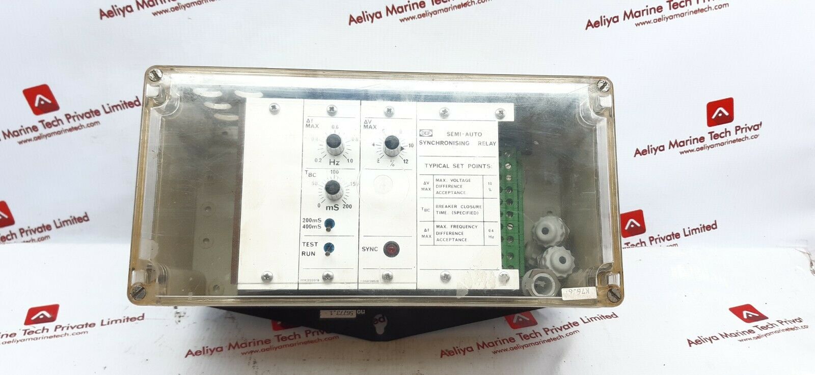 Deif semi-auto synchronising relay 56773.1